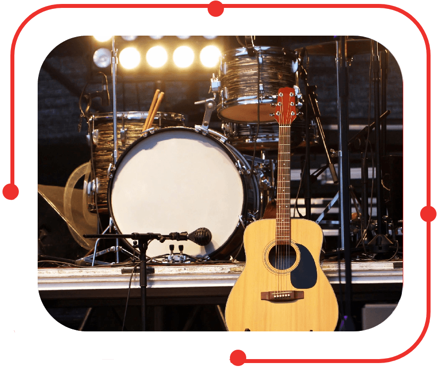 Musical instruments at Best Pawn Shop